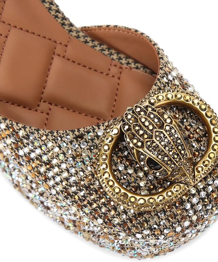 Kurt Geiger London Chelsea sandalen verfraaid met kristallen Beige - Foto 3