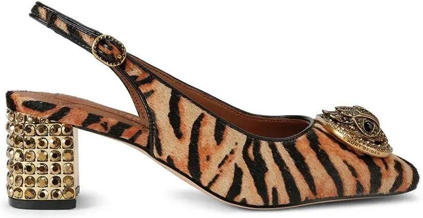 Kurt Geiger London Chelsea slingback blokhak Bruin