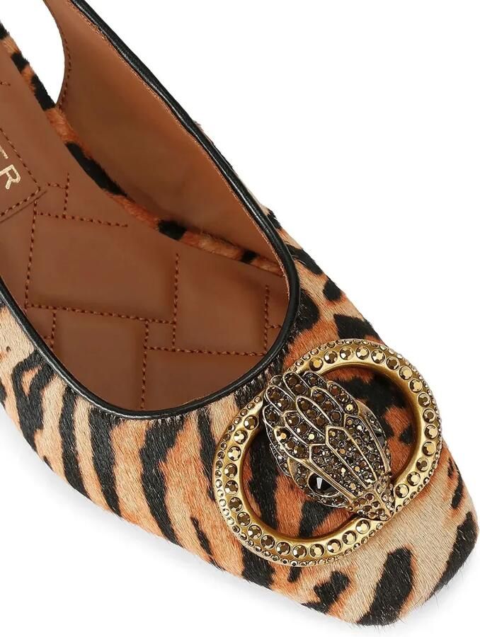 Kurt Geiger London Chelsea slingback blokhak Bruin - Foto 3