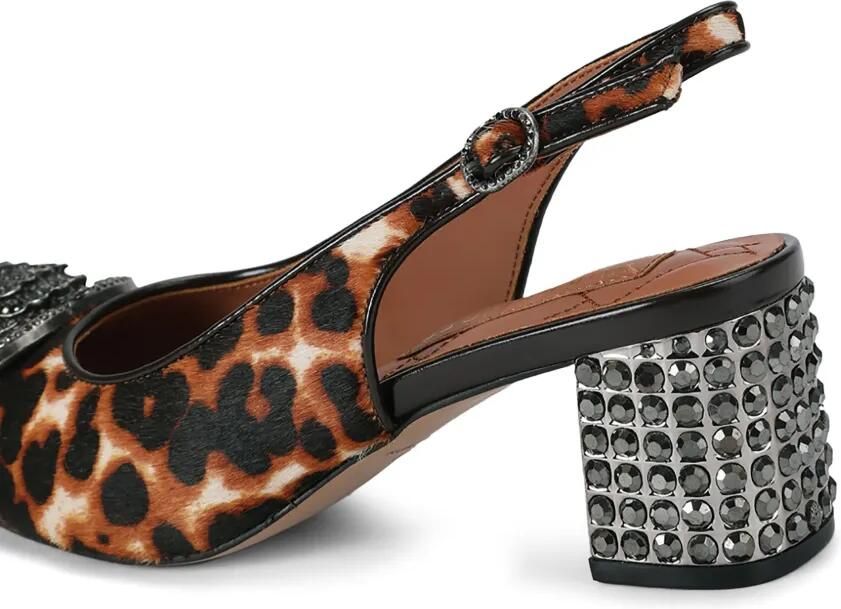 Kurt Geiger London Chelsea slingback pumps Bruin - Foto 4
