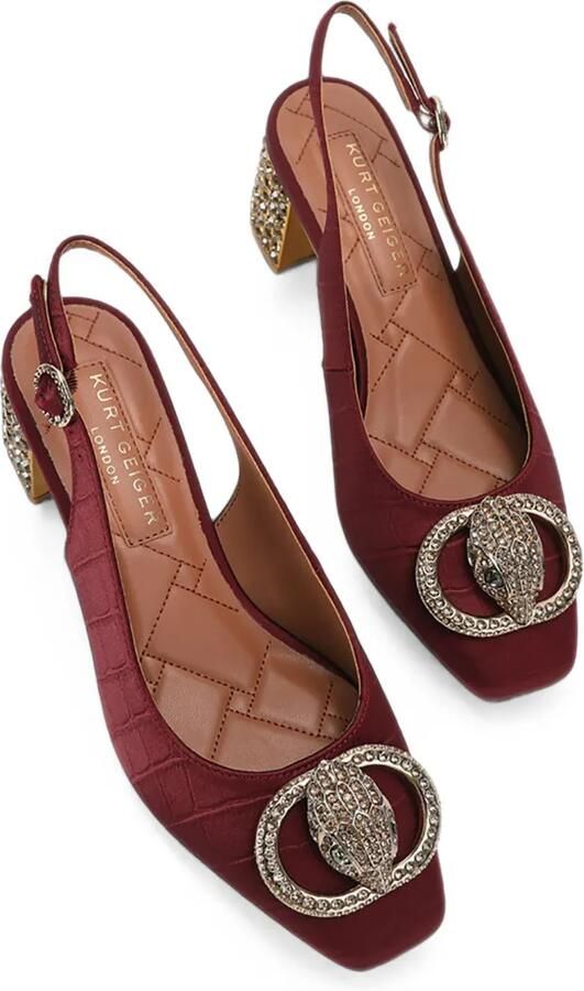 Kurt Geiger London Chelsea slingback pumps Rood - Foto 5