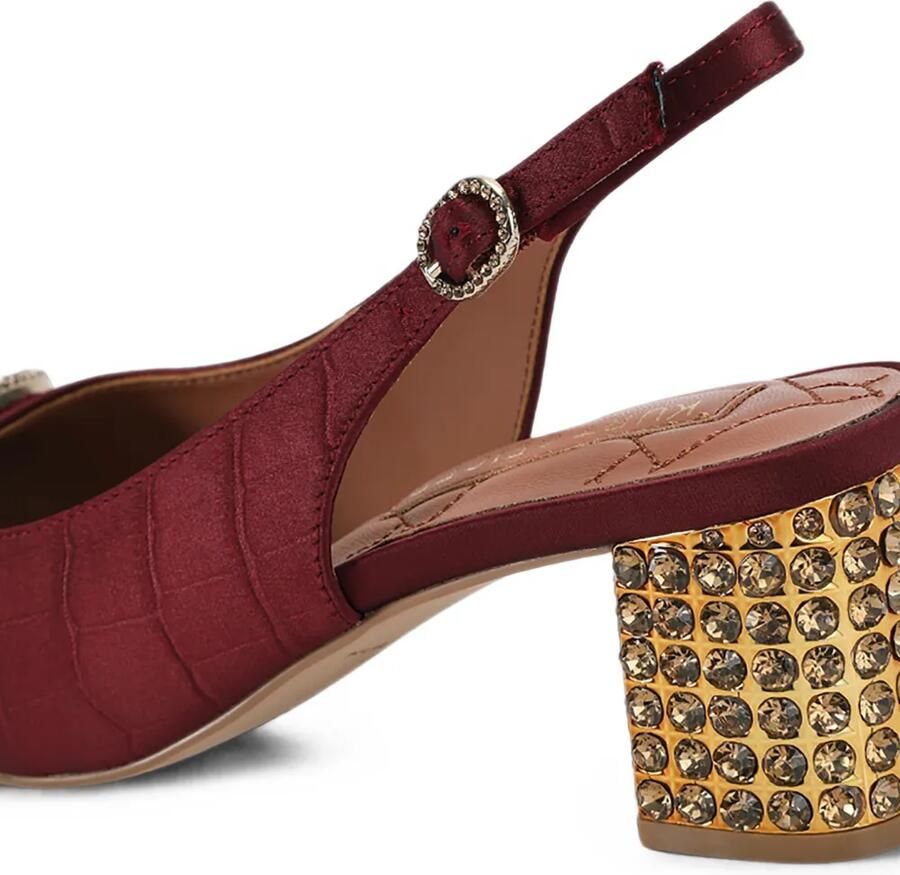 Kurt Geiger London Chelsea slingback pumps Rood - Foto 2
