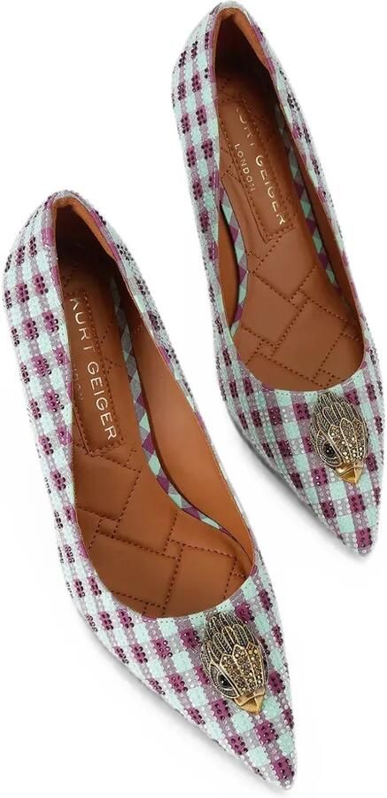 Kurt Geiger London Eagle Head pumps verfraaid met kristallen Paars - Foto 5