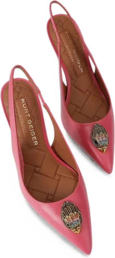 Kurt Geiger London Eagle Head slingback pumps Roze - Foto 5