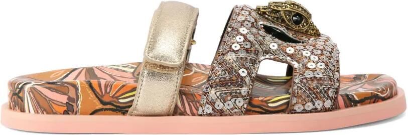Kurt Geiger London Eagle sandalen met uitgesneden details Beige