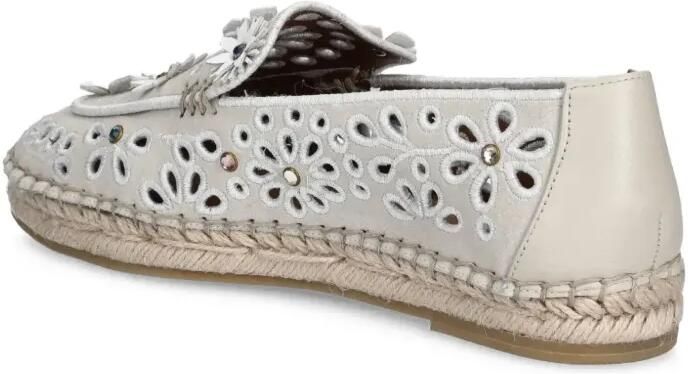Kurt Geiger London Espadrilles met geborduurde bloemen Grijs - Foto 4
