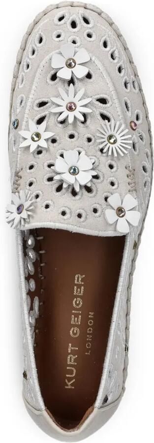Kurt Geiger London Espadrilles met geborduurde bloemen Grijs - Foto 3