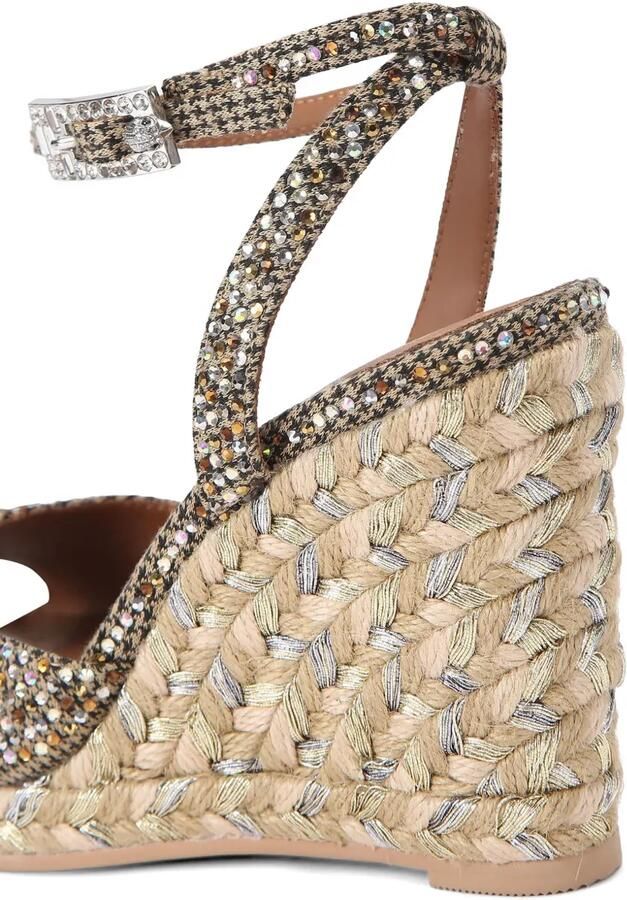 Kurt Geiger London Espadrilles met sleehak Goud - Foto 3