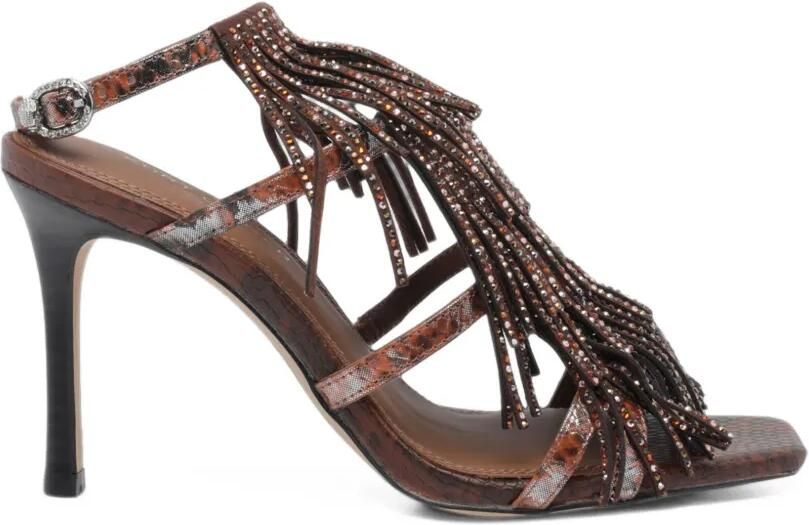 Kurt Geiger London fringe sandals Bruin