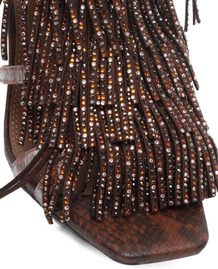 Kurt Geiger London fringe sandals Bruin - Foto 2