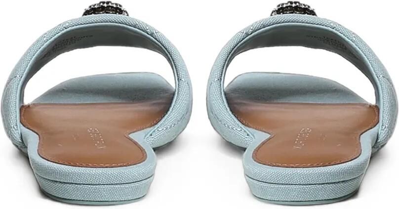 Kurt Geiger London Gewatteerde sandalen met Eagle-plakkaat Blauw - Foto 2