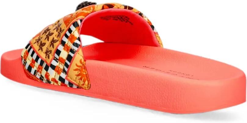 Kurt Geiger London Gewatteerde slippers met adelaar-plakkaat Beige - Foto 3