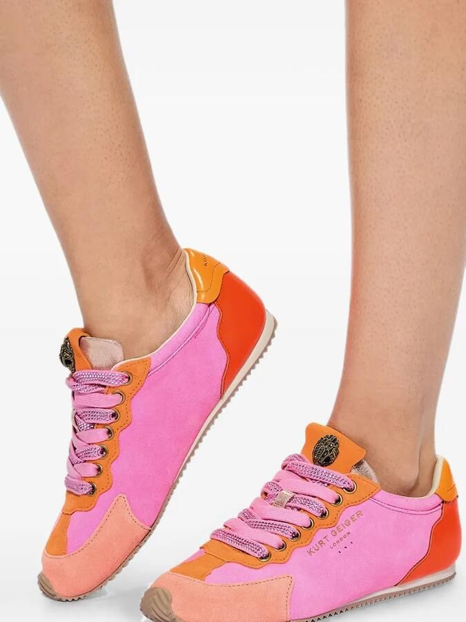 Kurt Geiger London Islington Eagle Head sneakers verfraaid met kristallen Roze - Foto 4