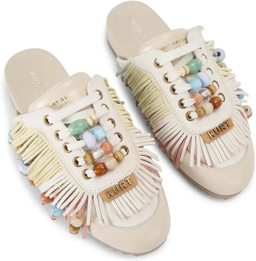 Kurt Geiger London Islington P muiltjes met franje Beige - Foto 3