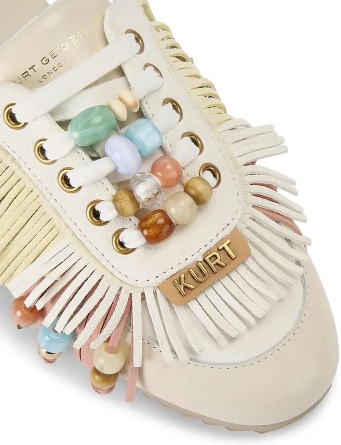Kurt Geiger London Islington P muiltjes met franje Beige - Foto 4