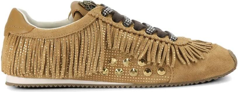 Kurt Geiger London Islington sneakers met franje Bruin