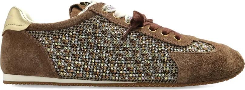 Kurt Geiger London Islington sneakers met veters Bruin
