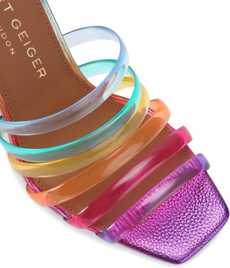 Kurt Geiger London Jelly sandalen met bandje Roze - Foto 3