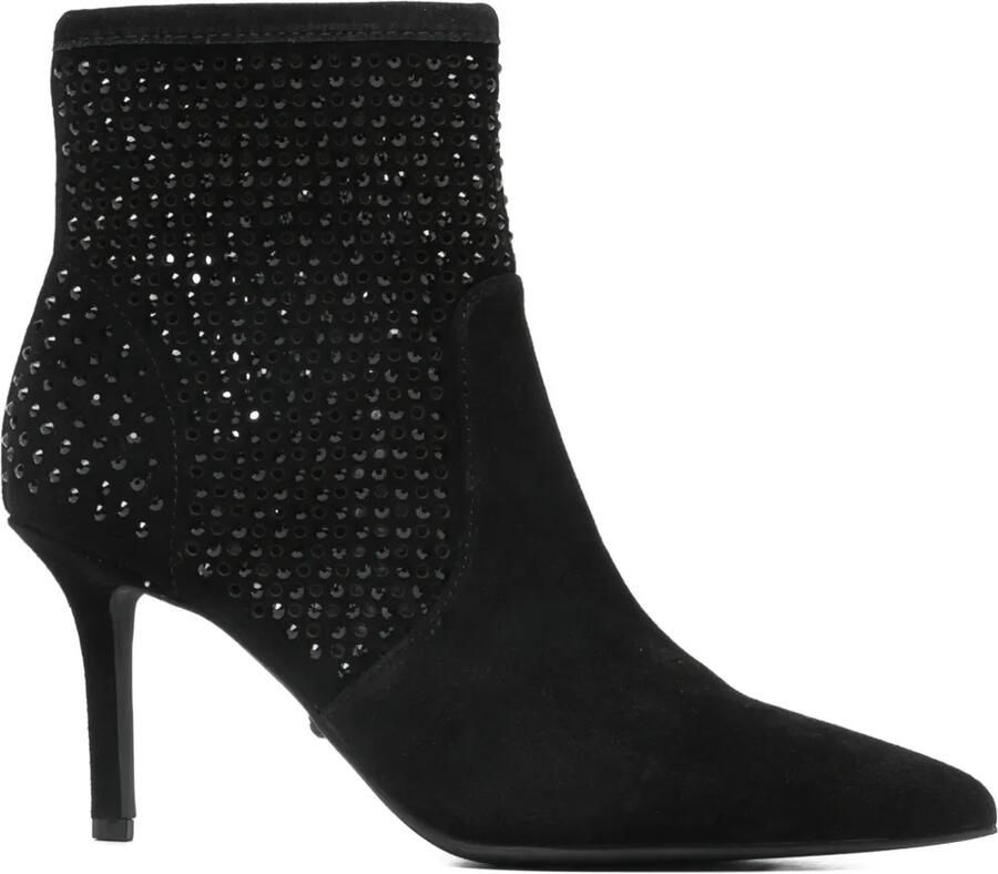Kurt Geiger London Kensington enkellaarzen verfraaid met kristallen Zwart