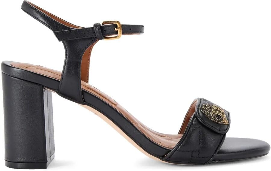 Kurt Geiger London Kensington Langley sandalen met hak Zwart