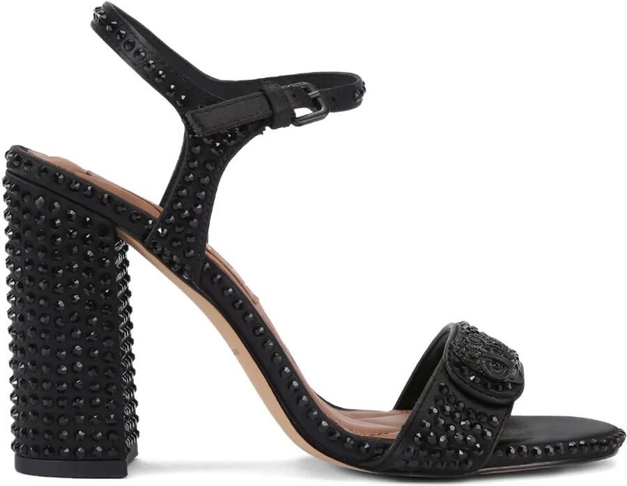 Kurt Geiger London Kensington Langley sandalen verfraaid met kristallen Zwart