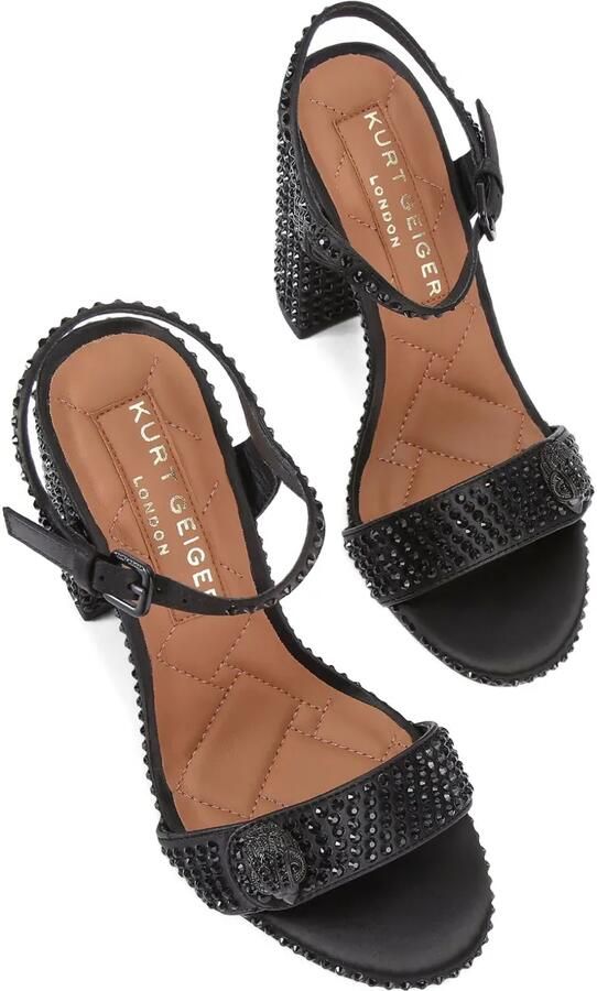 Kurt Geiger London Kensington Langley sandalen verfraaid met kristallen Zwart - Foto 5