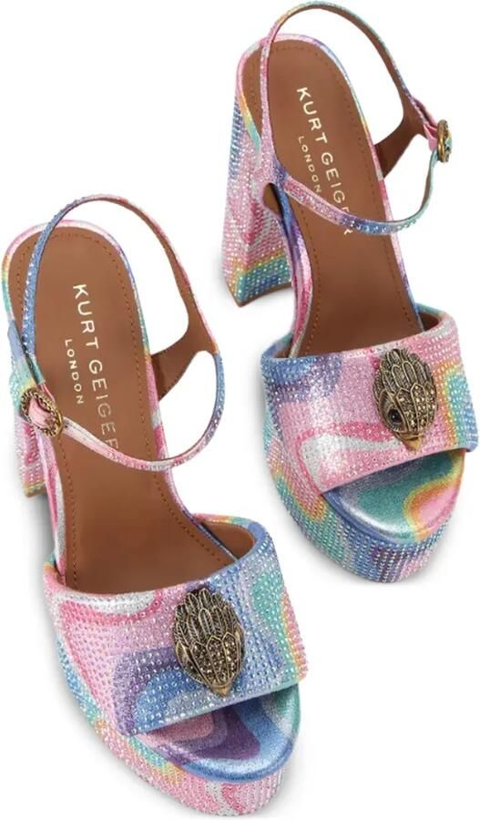 Kurt Geiger London Kensington sandalen met plateauzool Roze - Foto 3