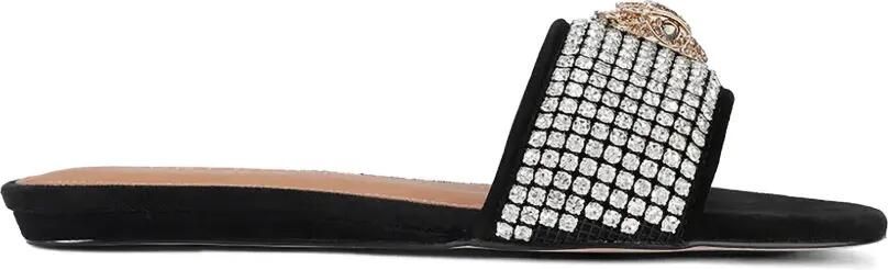 Kurt Geiger London Kensington verfraaide slippers Zwart