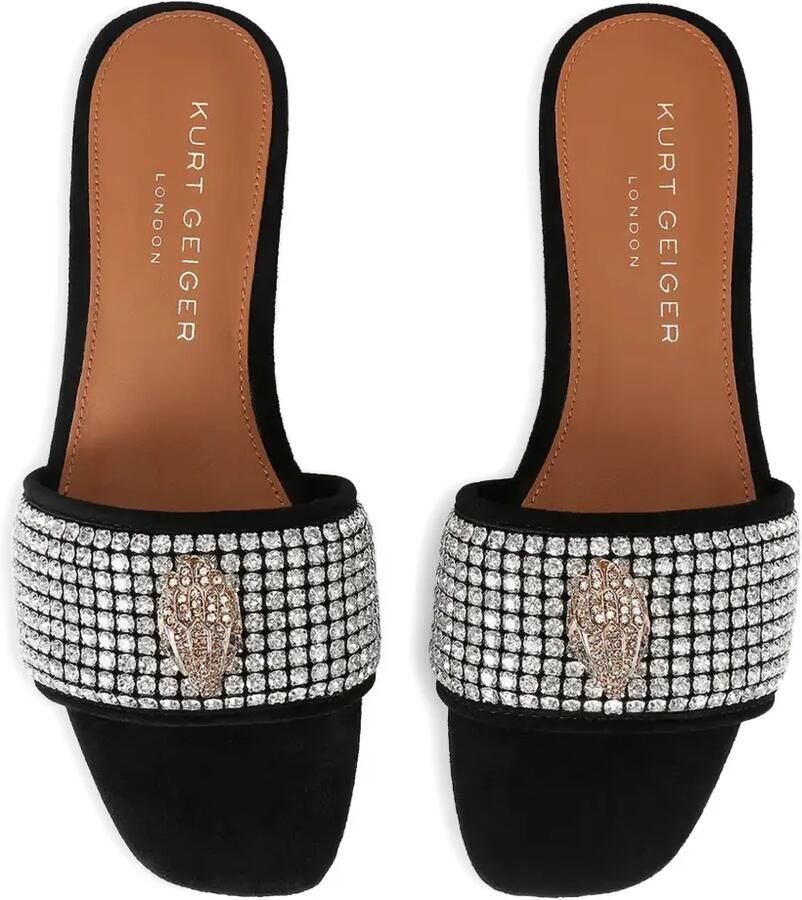Kurt Geiger London Kensington verfraaide slippers Zwart - Foto 2