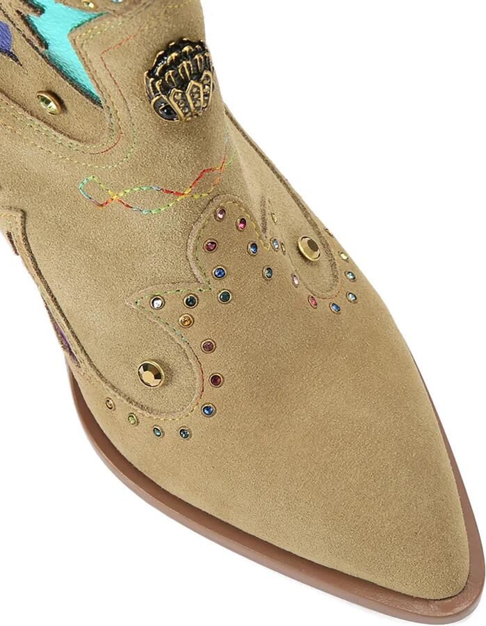 Kurt Geiger London Kensington verfraaide suède laarzen Bruin - Foto 2