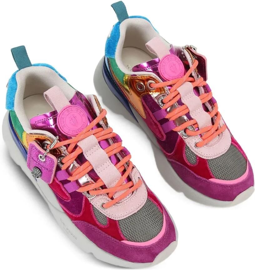Kurt Geiger London Kurt Runner sneakers met metallic patch Roze - Foto 3