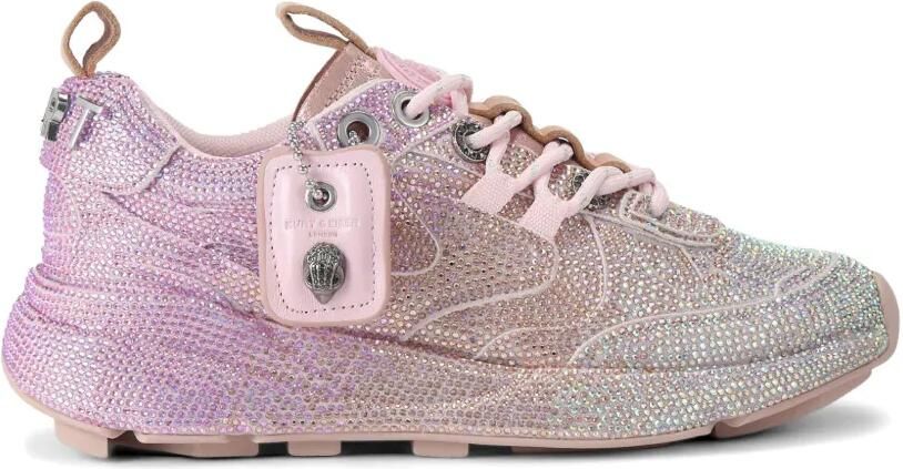 Kurt Geiger London Kurt sneakers met kristallen Roze