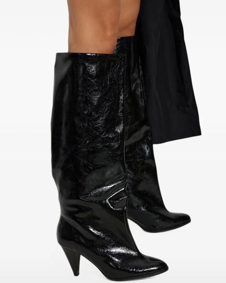 Kurt Geiger London Lambeth slouchy knee-high boots Zwart