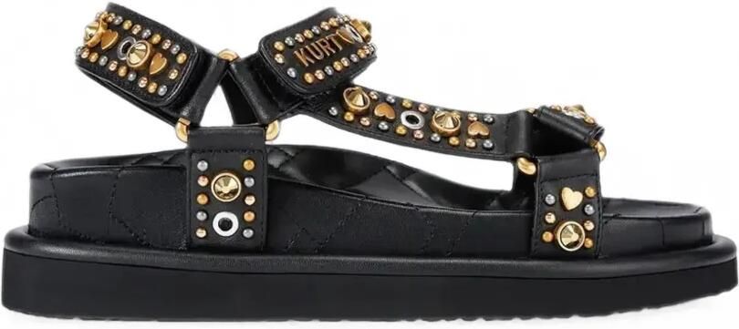 Kurt Geiger London ORSON leren sandalen Zwart