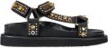 Kurt Geiger London ORSON leren sandalen Zwart - Zwart