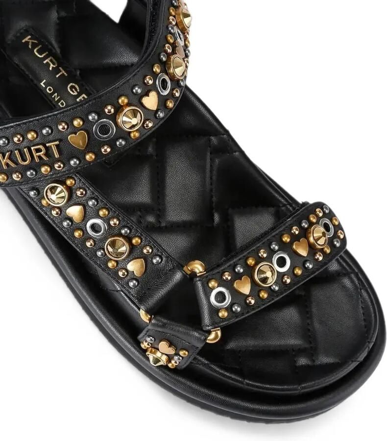 Kurt Geiger London ORSON leren sandalen Zwart - Foto 2