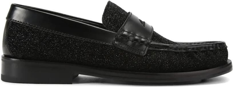 Kurt Geiger London Lombard leren loafers met glitters Zwart