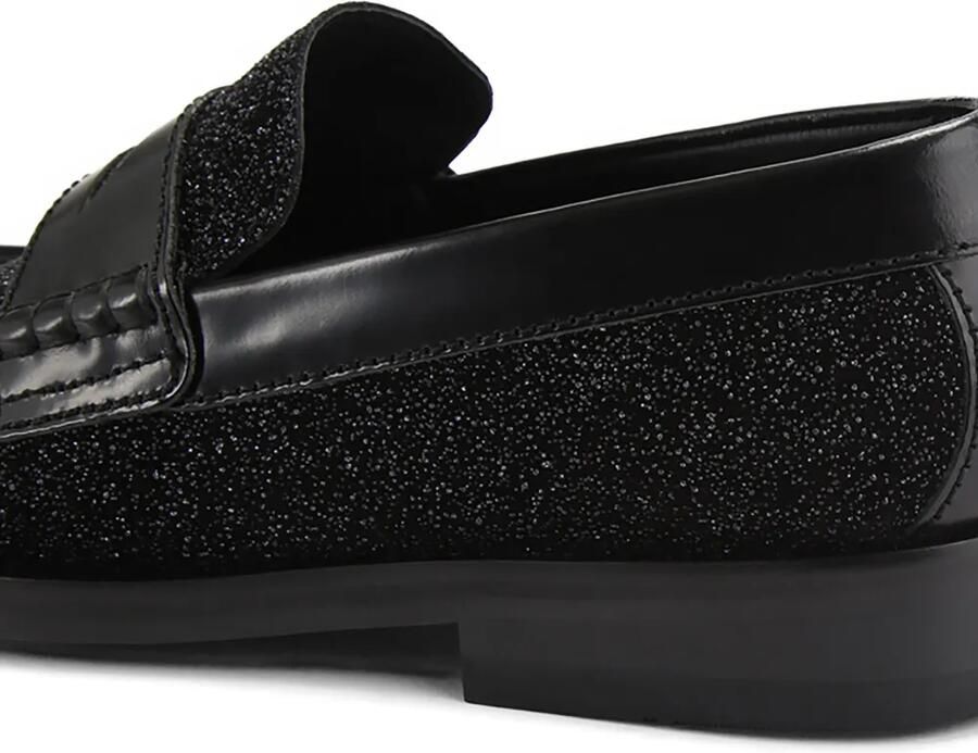 Kurt Geiger London Lombard leren loafers met glitters Zwart - Foto 3