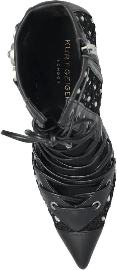 Kurt Geiger London Mansion Corset enkellaarzen met veters Zwart - Foto 5