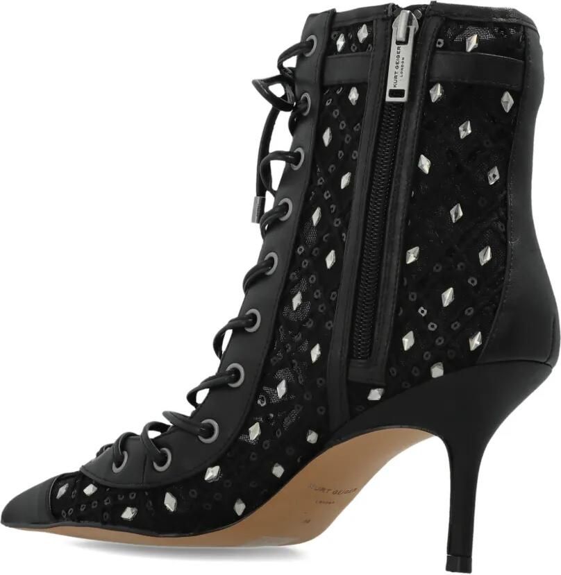 Kurt Geiger London Mansion Corset enkellaarzen met veters Zwart - Foto 2