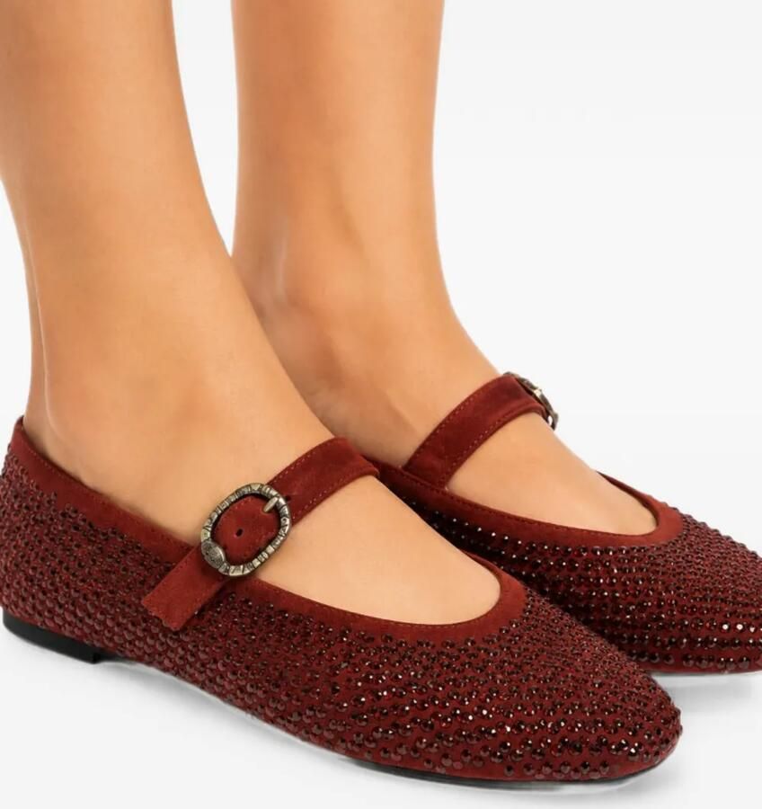 Kurt Geiger London Mayfair ballerina's Rood - Foto 2