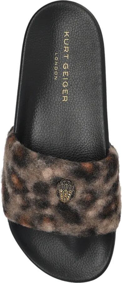 Kurt Geiger London Meena Eagle slippers met luipaard-print Bruin - Foto 2