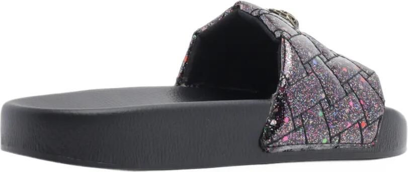 Kurt Geiger London Meena slippers met adelaar Zwart - Foto 4