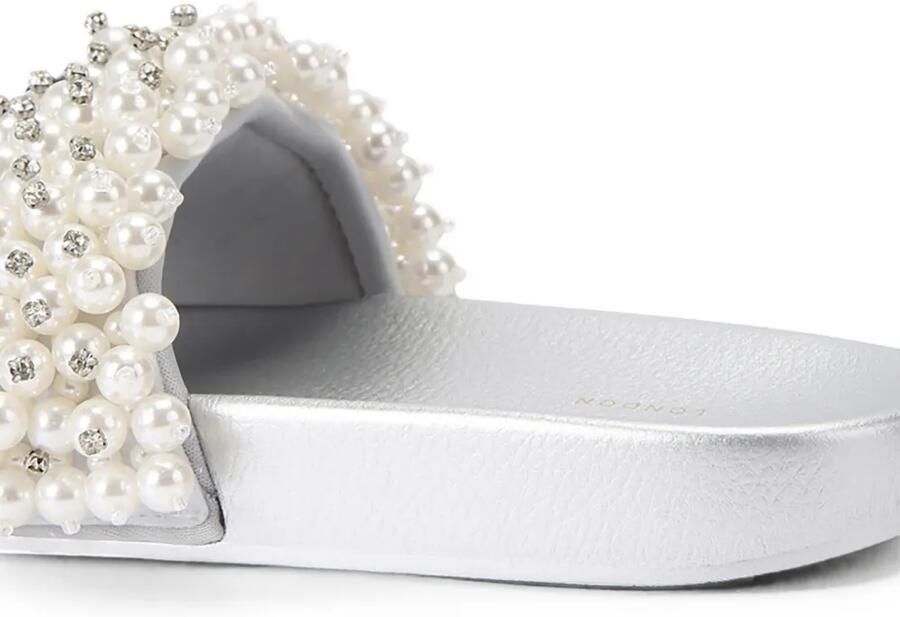 Kurt Geiger London Meena Eagle slippers met kralen Wit - Foto 5