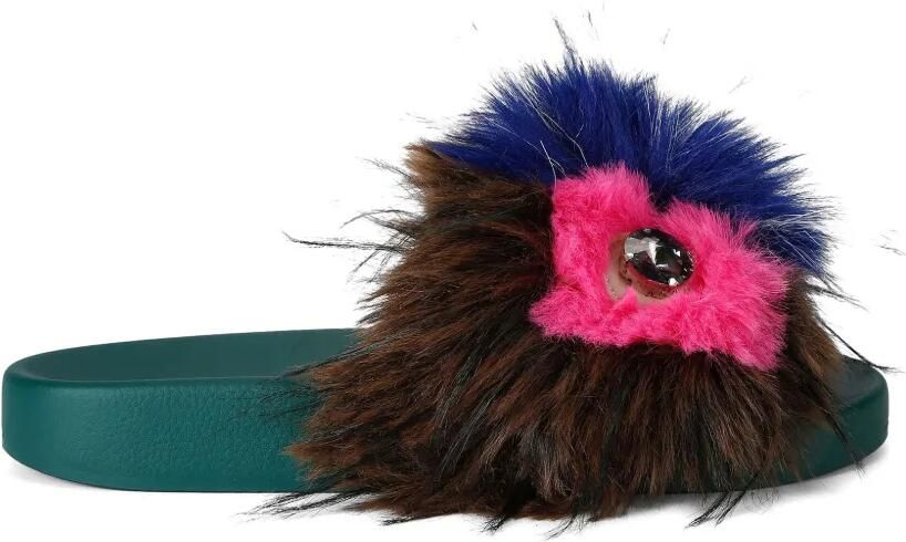 Kurt Geiger London Meena Mascot slippers Bruin
