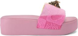 Kurt Geiger London Meena sandalen met plateauzool en adelaar-detail Roze
