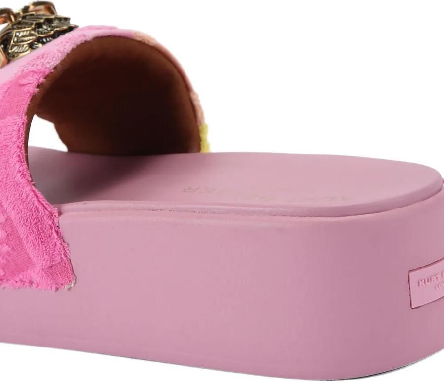 Kurt Geiger London Meena sandalen met plateauzool en adelaar-detail Roze - Foto 3
