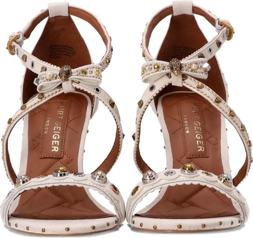 Kurt Geiger London Mini Bow sandalen verfraaid met ringlets Beige
