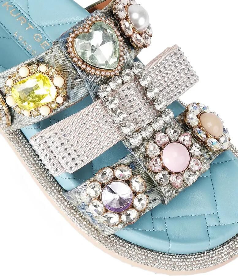 Kurt Geiger London Ornate Orson verfraaide sandalen Blauw - Foto 2