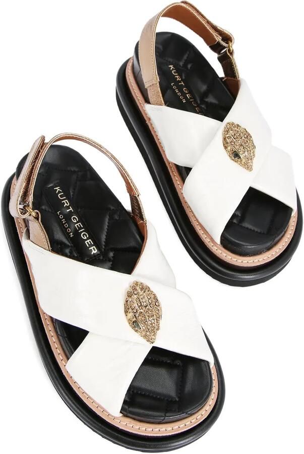 Kurt Geiger London Orson leren sandalen Wit